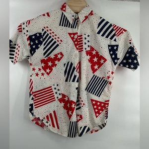 4‎ th of July blouse top cotton size M